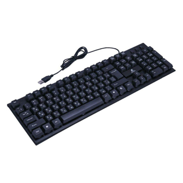 USB клавіатура Jeqang JK-905 дротова, Black