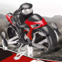 Квадрокоптер трансформер дрон мотоцикл Flying R/C Motorcycle, Red