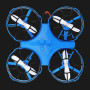 Катер-дрон-машинка JJRC A150 3 в 1 з пультом управління (повітря, земля, вода), Blue