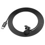 Микрофон петличка Hoco L14 Type-C, 2m, Black