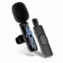 Беспроводной микрофон петличка WK V30 Lightning, Black