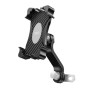 Держатель для телефонов XO C119 с креплением на зеркало заднего вида мотоцикла и вращением на 360, Black
