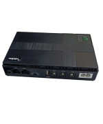 Міні ДБЖ (UPS) для роутера USB / DC (5V / 9V / 12V), 10400 mAh, Black