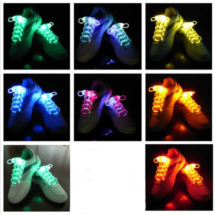 Світлодіодні круглі LED шнурки для взуття
