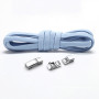 Еластичні шнурки з магнітними защіпками без зав`язок 1м світло-блакитний