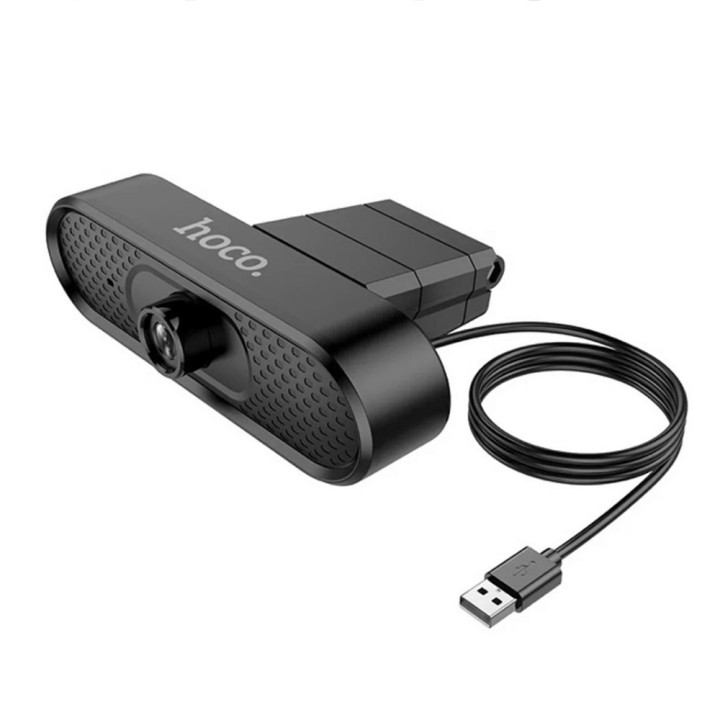 Веб-камера Hoco DI01 1080P USB, Black