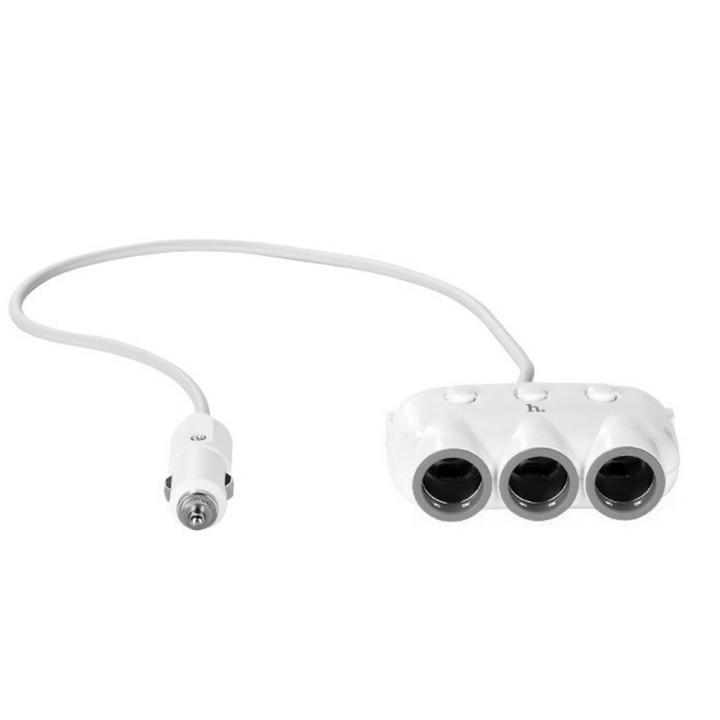 Автомобильное зарядное устройство, разветвитель Hoco C1, 2USB White