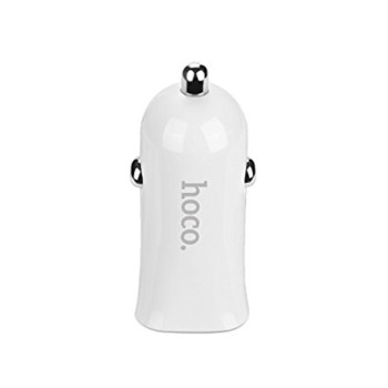 Автомобильное зарядное устройство Hoco Z12 2USB 2.4A, без кабеля, White