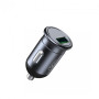 Автомобильное зарядное устройство для XO CC46 QC3.0 18W USB 3A cabel Lightning, Gray