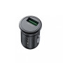 Автомобильное зарядное устройство для XO CC46 QC3.0 18W USB 3A cabel Lightning, Gray