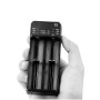 Мережевий зарядний пристрій Essager ECDQ-I201 для акумуляторних батарейок 2A, Black