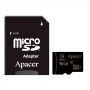 Карта памяти Apacer UHS-1 microSDHC 16Gb + Adapter SD, Black