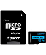 Карта памяти microSDXC Apacer V30 256Gb (R100Mb/s)(Class 10)(UHS-1 U3) + Adapter SD