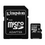 Карта памяти Kingston Canvas Select MicroSDXC 64 GB Class 10 + адаптер, Black
