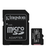 Карта пам`яті Kingston Canvas Select Plus A1 microSDXC 128GB Class 10 + адаптер SD, Black