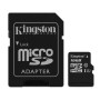 Карта памяти Kingston Canvas Select microSDHC 16 GB Class 10 + адаптер, Black