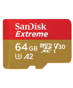 Карта памяти microSDXC SanDisk Extreme For Mobile Gaming A2 V30 64Gb (R170Mb/s W80Mb/s) (Class 10) (UHS-1 U3)