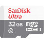 Карта памяти microSDHC 32GB SanDisk Ultra (100 Mb/S) (Class 10) (UHS-1), White-Silver