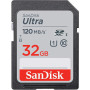 Карта пам'яті SDHC 32GB SanDisk Ultra (120 Mb/S) (Class 10) (UHS-1)