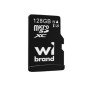 Карта памяти  Wibrand microSDXC UHS-1 U3 (adapter SD) 128Gb class 10, Black