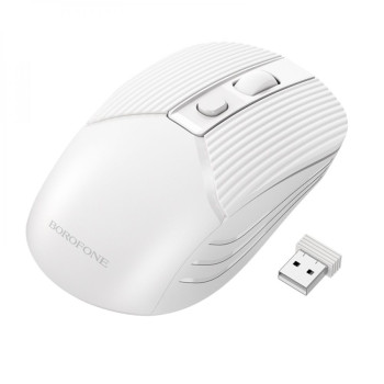 Безпровідна мишка Borofone BG5 (1600 DPI / 2.4 G), White