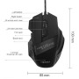 Дротова мишка Gaming Mouse YR-003 3200dpi з підсвіткою, Black