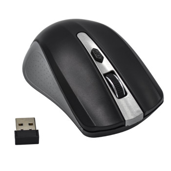 Безпровідна мишка Gembird MUSW-4B-04-GB 1600 DPI, Black-Silver