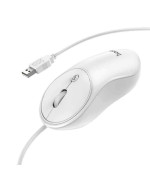 Проводная мышка USB Hoco GM13 для ПК, ноутбуков, White