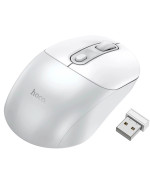 Беспроводная мышка 2.4G Hoco GM28 (1600 DPI), White-Gray