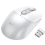 Беспроводная мышка 2.4G Hoco GM28 (1600 DPI), White-Gray