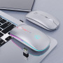 Акумуляторна безпровідна Bluetooth мишка iMice Luminous E-1300 з LED підсвіткою