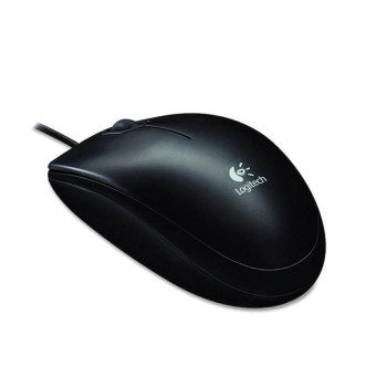 Проводная мышка Logitech B100 Black