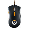 Провідна ігрова мишка Razer DeathAdder Overwatch Elite (RZ01-0121) 16000 DPI з підсвіткою для ПК, ноутбуків, Black-Steel