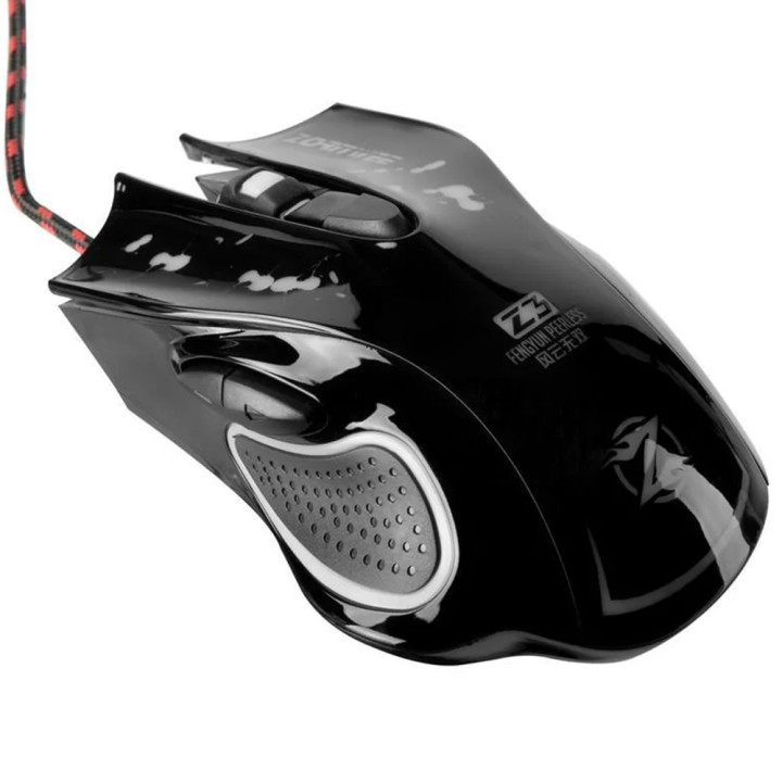 Проводная игровая мышка Zornwee Z3 с подсветкой, Black