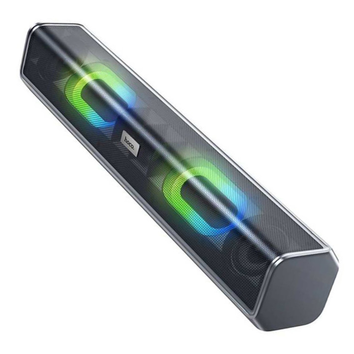 Bluetooth - колонка Hoco BS49 с поддержкой TF карты 1800mAh, Metal Grey