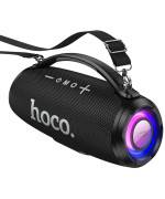 Портативная Bluetooth колонка Hoco HA4 (FM, TF, USB, AUX) 2x20W, Black