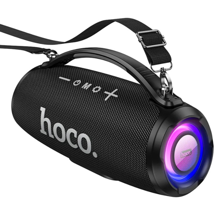 Портативная Bluetooth колонка Hoco HA4 (FM, TF, USB, AUX) 2x20W, Black