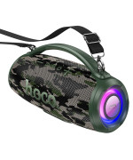 Портативна Bluetooth колонка Hoco HA4 (FM, TF, USB, AUX) 2x20W, Black camouflage