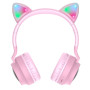 Безпровідна Bluetooth-гарнітура Hoco W27 Cat ear, Pink