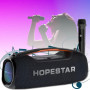 Портативная беспроводная Bluetooth колонка HOPESTAR A60 100W ВТ 5.1 с ремнем и микрофоном, Black