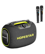 Bluetooth колонка HOPESTAR PartyBox 120W ВТ 5.3 22000mAh з 2 мікрофонами та еквалайзером, Black