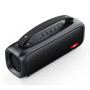 Портативна Bluetooth колонка XO F39 з мікрофоном та RGB-підсвічуванням 1500 mAh, Black