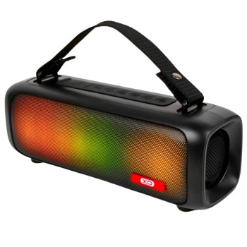Портативная Bluetooth колонка XO F39 с микрофоном и RGB-подсветкой 1500 mAh, Black