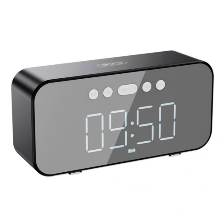 Bluetooth колонка - годинник XO F41 з підтримкою TF карти 1200mAh, Black