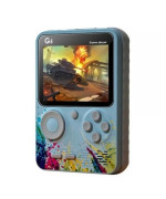 Портативная игровая консоль GameX G5 1000mAh 500 игр с возможностью подключения к большому экрану, Blue