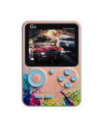 Портативная игровая консоль GameX G5 1000mAh 500 игр с возможностью подключения к большому экрану, Pink
