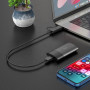 Внешний накопитель жесткий диск Hoco UD12 Portable PSSD Mobile SSD Type-C 1TB, Gray