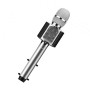 Микрофон караоке беспроводной, портативная колонка Remax K05, Silver
