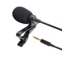 Мікрофон петличка XO MKF 01 mini-jack 3.5 mm 2м, Black
