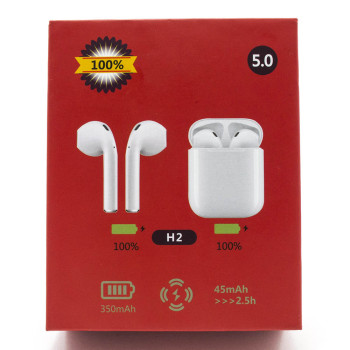 Bluetooth наушники гарнитура  H2 Touch White